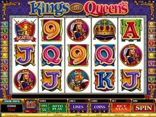 Microgaming slots Kings & queens 