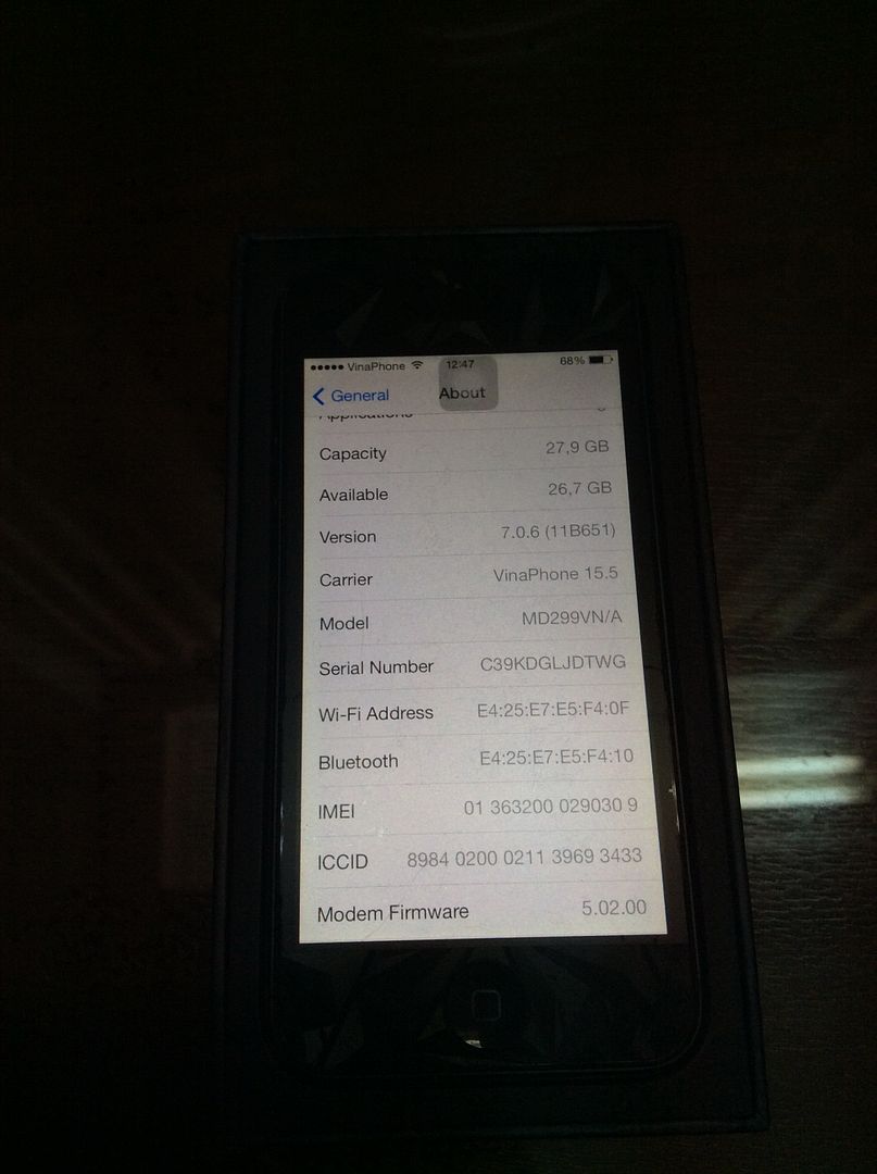 Cần bán 2 cây Iphone 5 32gb Black & White  Quốc Tế Fullbox - 2