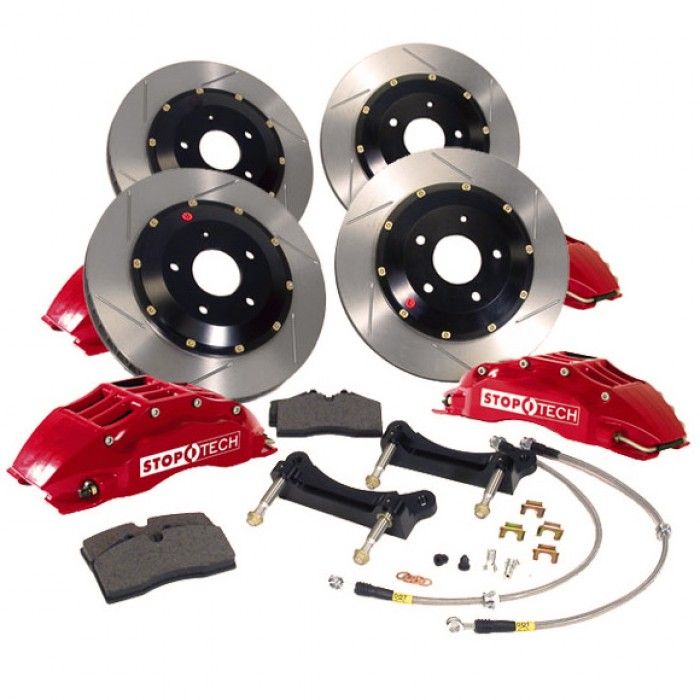 BLACK FRIDAY SPL StopTech Big Brake Kit 2PC 1 kit left 328mm, red