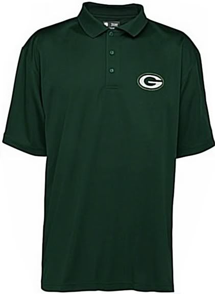 green bay packers golf shirt