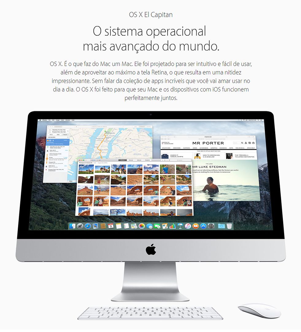 OS X El Capitan. O sistema operacional mais avançado do mundo.