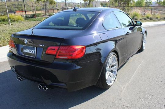 2012 BMW M3 rear view 2012 BMW M3 rear view