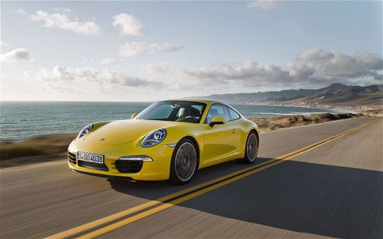 2012 Porsche 911 Carrera S front view 2012 Porsche 911 Carrera S front view