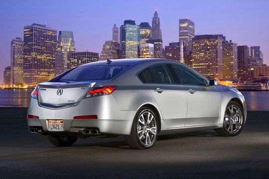 Acura TL 2010 rear view Acura TL 2010 rear view