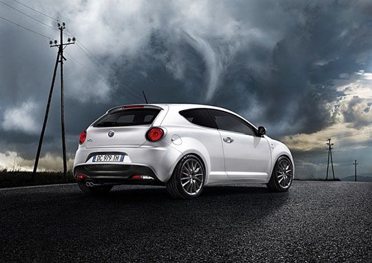 Alfa MiTo TwinAir rear view Alfa MiTo TwinAir rear view