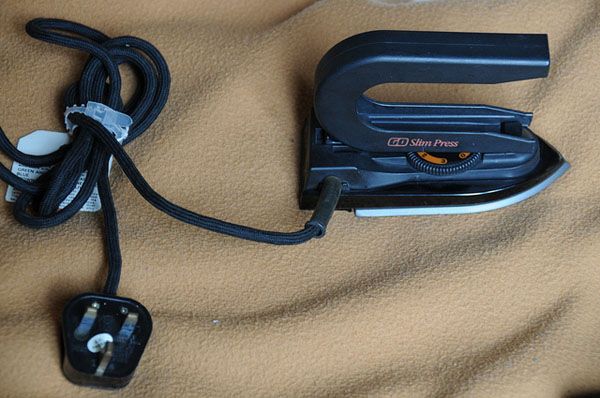 A really cute travel iron. So small! A really cute travel iron. So small!
