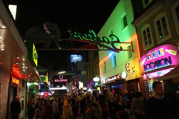 At Reeperbahn having fun At Reeperbahn having fun
