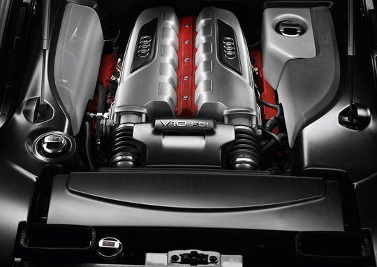 Audi R8 GT Spyder engine Audi R8 GT Spyder engine