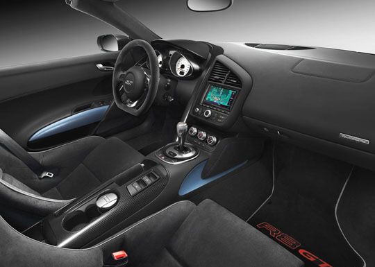 Audi R8 GT Spyder interior Audi R8 GT Spyder interior