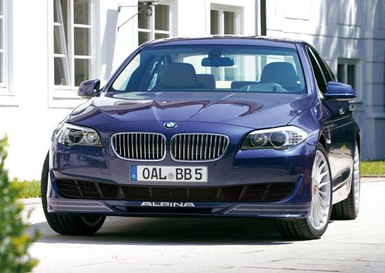 BMW Alpina B5 BiTurbo blue front view BMW Alpina B5 BiTurbo blue front view