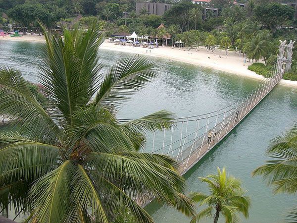 Bridge to the Sentosa Island Bridge to the Sentosa Island