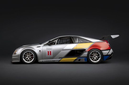 Cadillac CTS-V Coupe SCCS Race Car side view Cadillac CTS-V Coupe SCCS Race Car side view