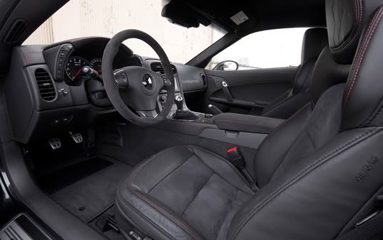 Chevrolet Corvette zo6 interior left view Chevrolet Corvette zo6 interior left view