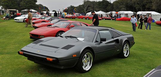 Ferrari 308 GTS black color Ferrari 308 GTS black color