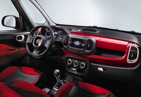 Fiat 500 L interior Fiat 500 L interior
