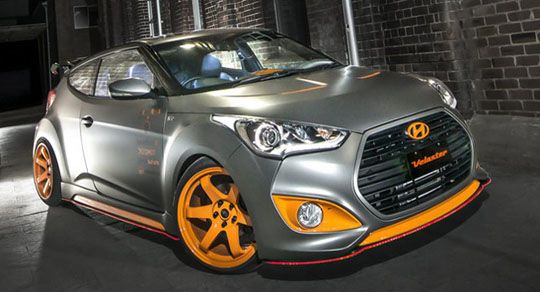 Hyundai Veloster Concept Street front view Hyundai Veloster Concept Street front view