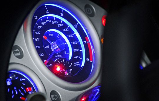 Koenigsegg CCR Edo 2011 speedometer Koenigsegg CCR Edo 2011 speedometer