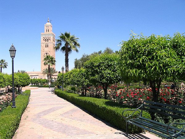 Koutoubia Gardens and Minaret Koutoubia Gardens and Minaret