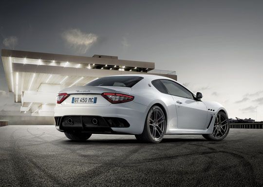 Maserati Gran Turismo MC Stradale rear view Maserati Gran Turismo MC Stradale rear view
