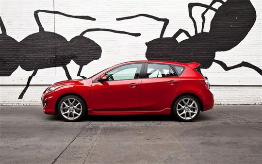 Mazda Speed 3 side Mazda Speed 3 side