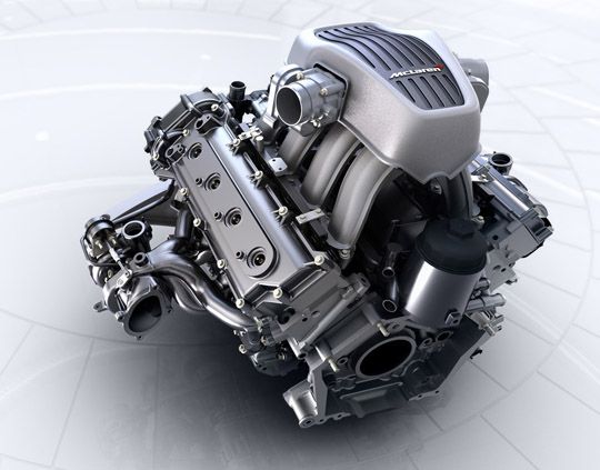 McLaren MP4-12C engine McLaren MP4-12C engine