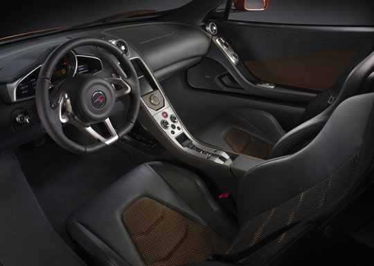 McLaren MP4-12C interior McLaren MP4-12C interior