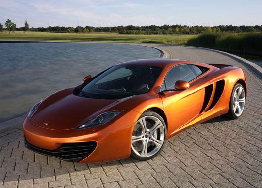 McLaren MP4-12C side view McLaren MP4-12C side view