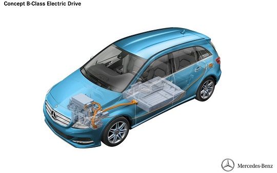 Mercedes-Benz B-Class Electric engine Mercedes-Benz B-Class Electric engine