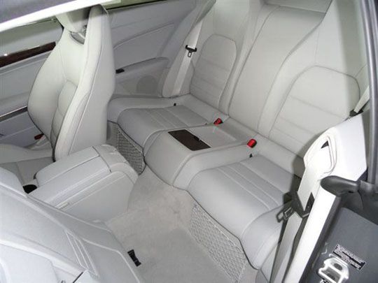 Mercedes-Benz E350 Coupe back seats Mercedes-Benz E350 Coupe back seats