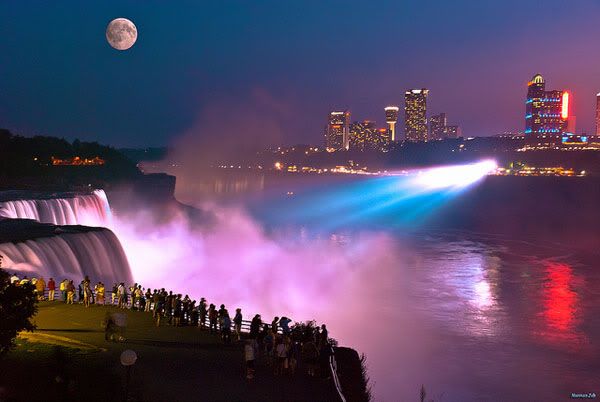 Niagara Falls by Night Niagara Falls by Night