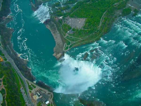 Niagara Falls view from above Niagara Falls view from above