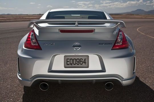 Nissan 370z Nismo rear view Nissan 370z Nismo rear view