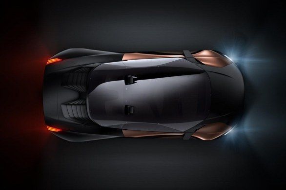Peugeot Onyx Concept top view