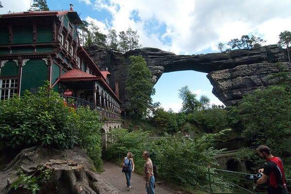 Pravick brna, a sandstone bridge Pravick brna, a sandstone bridge