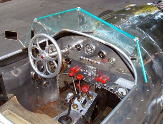 Rocket car interior Rocket car interior