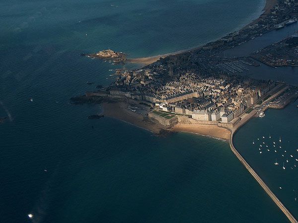Saint Malo aerial view Saint Malo aerial view