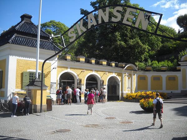 Skansen, the Europe's first open air folk museum. Stockholm Skansen, the Europe's first open air folk museum. Stockholm