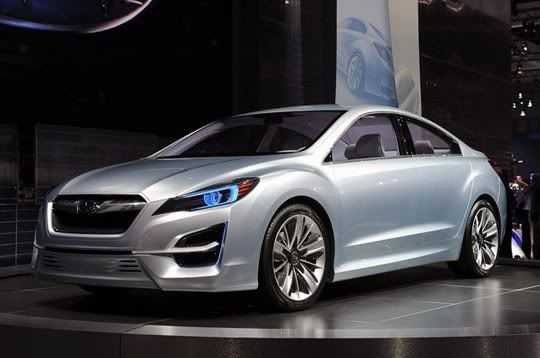 Subaru Impreza concept design front left view Subaru Impreza concept design front left view