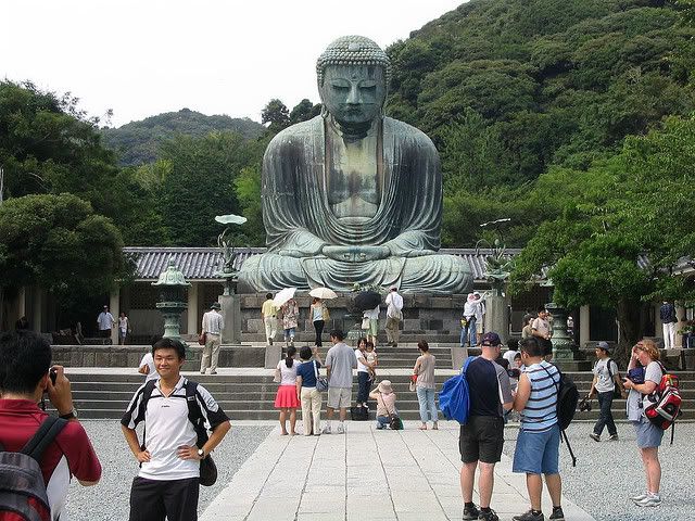 The Big Buddha in Kamakura, Japan The Big Buddha in Kamakura, Japan