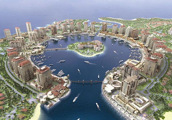 The Pearl's biggest marina The Pearl's biggest marina