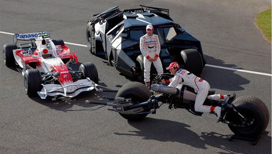 Toyota VS Batmobile Toyota VS Batmobile