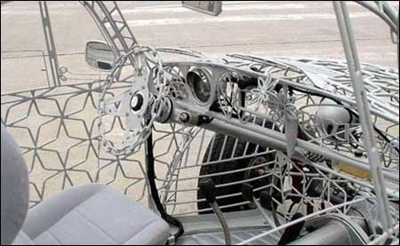 Transparent Volkswagen Beetle interior Transparent Volkswagen Beetle interior
