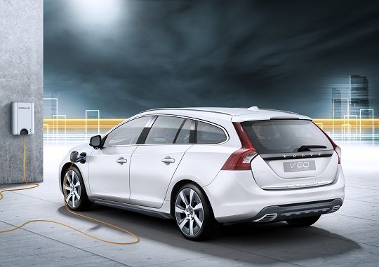 Volvo V60 Plug-in Hybrid rear Volvo V60 Plug-in Hybrid rear
