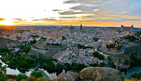 Panoramic view of Toledo Panoramic view of Toledo