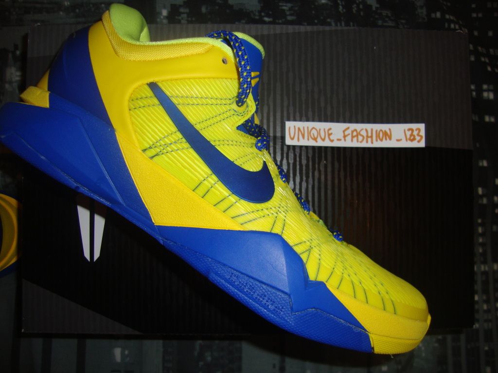 2012 Nike Kobe VII 7 Barcelona Barca Home Away Yellow US 7 5 UK 6 5 40 