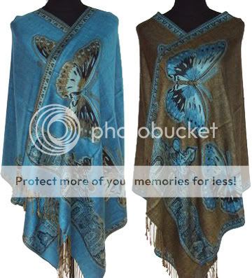Wholesale New Style Butterfly pashmina Scarf Wrap Shawl  