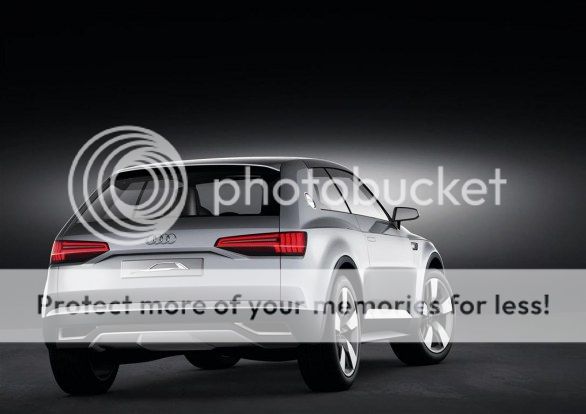 Audi Crosslane Coupe Concept rear view