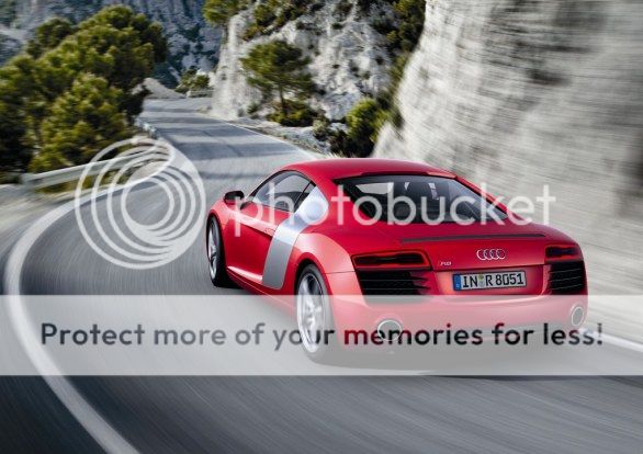 Audi R8 Rear View