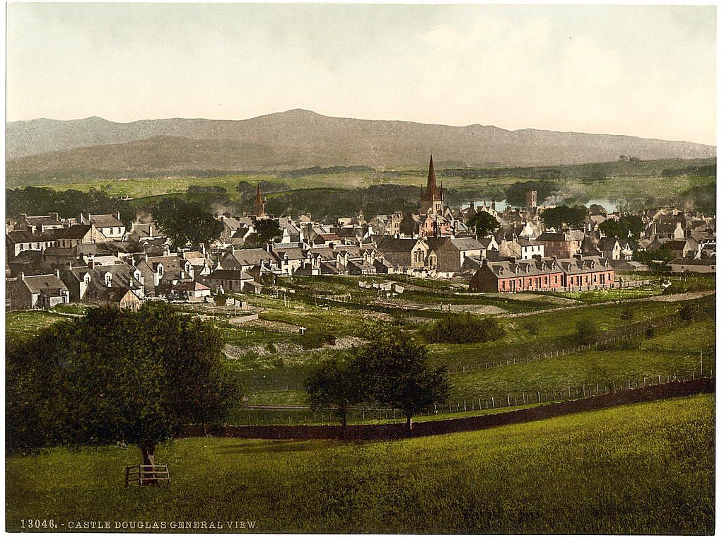 Castle Douglas from Dunmuir Scotland