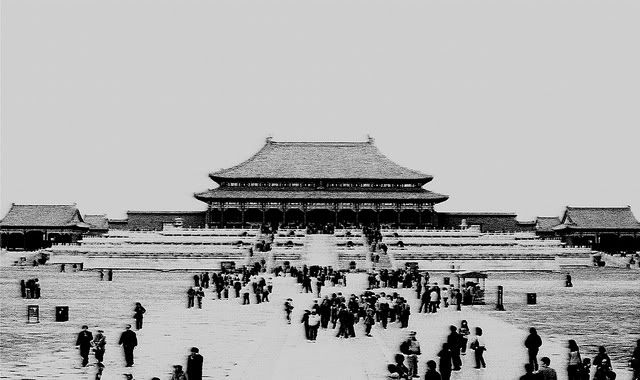 Epic vintage looking shot of The Hall of Supreme Harmony.